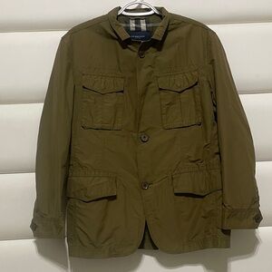 Burberry Khaki Men's Military Jacket